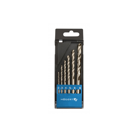 set de burghie pentru metal, 6 buc