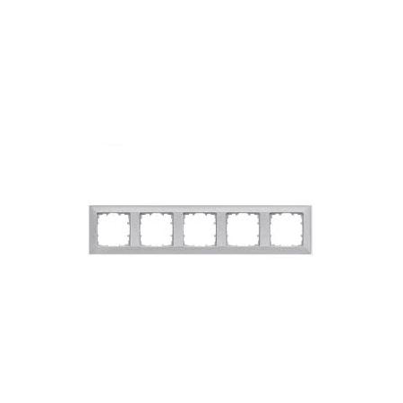 Placa ornament 5 module aluminiu metalic siemens delta