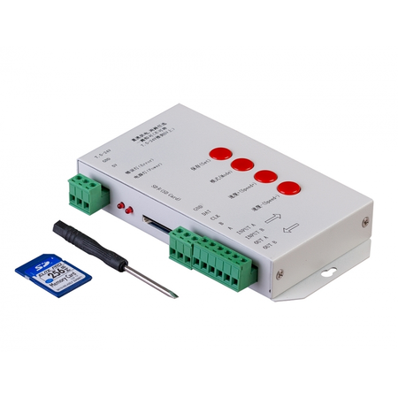 Controller SD pentru benzi LED digitale, 1-port, 5-24V DC