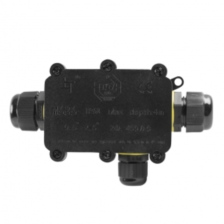 Conector pe jonctiune pentru montaj aparent, 3 cai, 4 pini, 16A, IP68