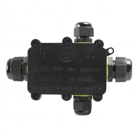 Conector pe jonctiune pentru montaj aparent, 4 cai, 4 PINI, 16A, IP68