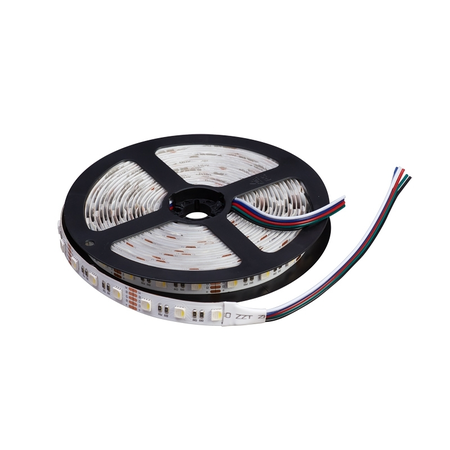 BANDA LED RGBW (ALB RECE), 14.4W/m, 12V DC, SMD5050, 60LED/m, IP20