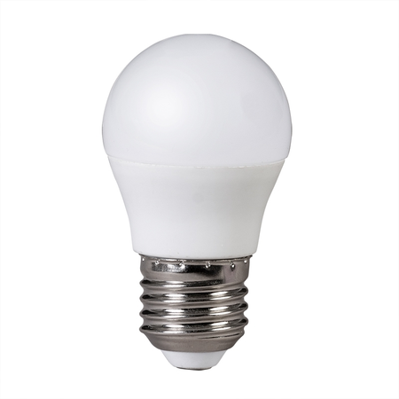 Bec LED sferic, 5W, E27, 9-24V AC/DC, lumina neutra (**Cantitate minima comanda: 10 buc.**)