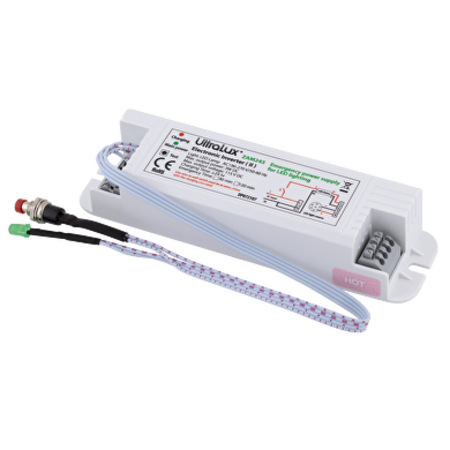 KIT pentru iluminat LED de urgenta cu baterie Litiu 3.6V 2500 mAh inclusa, minim 120min, 24W