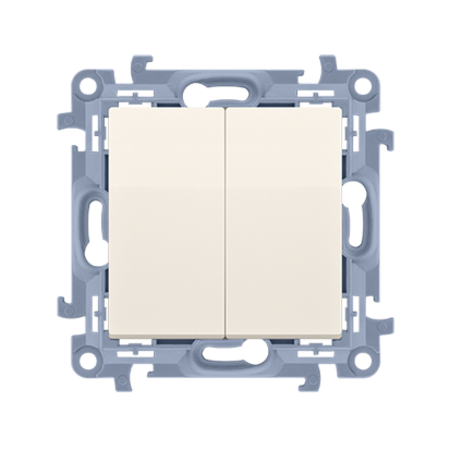 Comutator, 10 A, 250V~, crem, borne cu surub