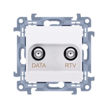 Piza RTV-DATA terminala, alb