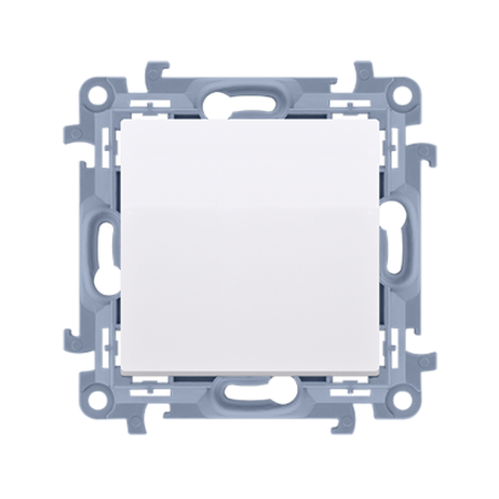 Pulsant, un modul 10 A, 250V~, alb, borne cu surub