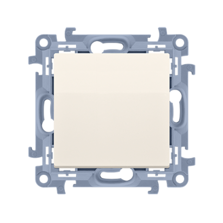 Pulsant, un modul 10 A, 250V~, crem, borne cu surub