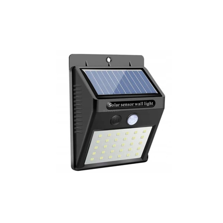 Lampa solara se perete, acumulator inclus, cu 20 LED-uri de mare putere SMD, senzor miscare, panou solar, LS20