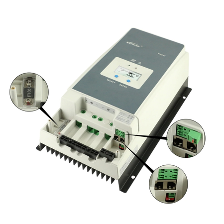 Regulator/controler solar EPEVER, model MPPT 80A, 48V/36V/24V/12V maxim 150V, 4000W, Tracer8415AN