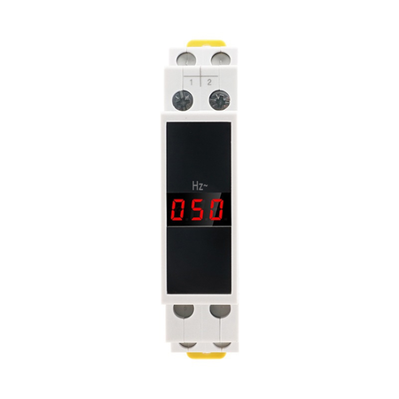 Frecventmetru digital monofazic Sinotimer pentru sina tablou DIN, SDM011HZ