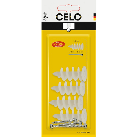 CELO Blister insulation plug IPL 60 cu surub 4,5x40 (PZ2)