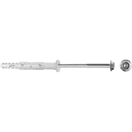 CELO Multifunction frame plug MFR FB 10-100 SSKS, FB, hex-head surub cu integral saiba, zincat