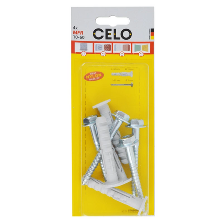 CELO Blister Multifunction frame plug MFR 10-60 FB SSKS