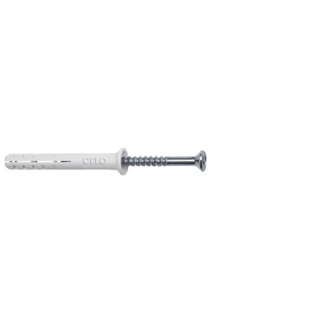 CELO Nail plug NPC 6-60 SB pre-assembled, countersunk plug cu countersunk surub (PZ2), zincat