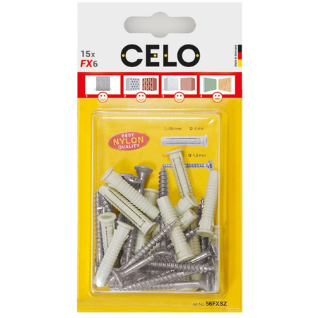CELO Blister Plug cu PZ Surub pentru PAL/lemn FX 5 SPS
