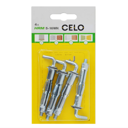 CELO Blister cavity fixing HRM 5-32 WH cu angle hook