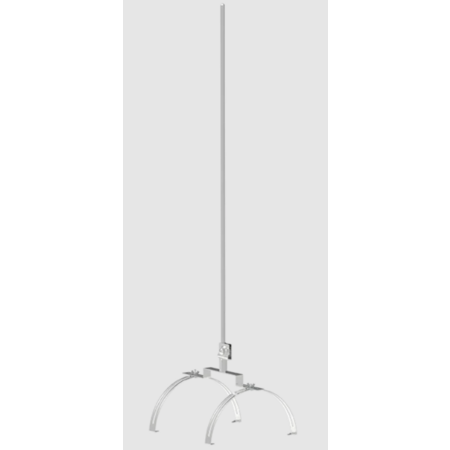 Tija de captare paratrasnet pentru coama dubla, aluminiu, lungime 1000 mm