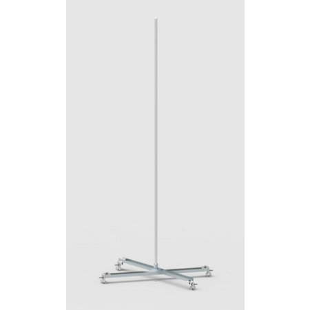 Tija de captare paratrasnet pentru tabla faltuita, aluminiu cu baza din otel zincat, lungime 2000 mm