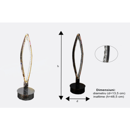 LED – Veioza 0146 – 18w/4000k (MT-051) - Imagine 1