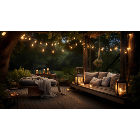 Ghirlanda luminoasa 15-2075100 10m 10 dulii E27 IP44 230V