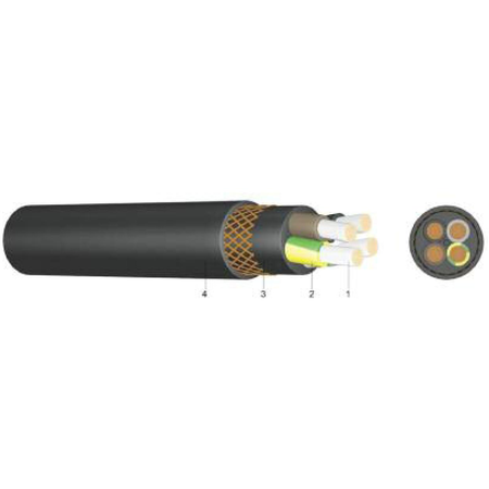 Cablu nshtou 4 x 1.5 mm - schrack