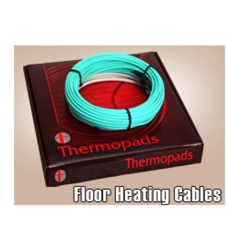 CABLU DE INCALZIRE FHC-T 17, 10 M/ 170 W - THERMOPADS