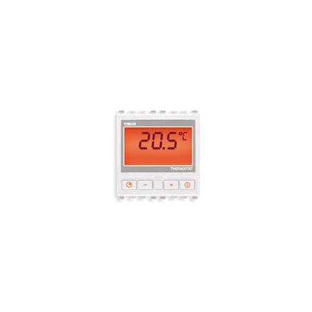 Termostat electric 120-230v 50-60hz vimar (eikon) alb