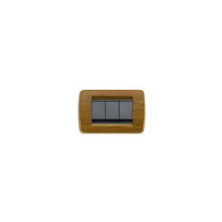 Placa ornament 2 module Rondo Vimar(Idea)wood teak