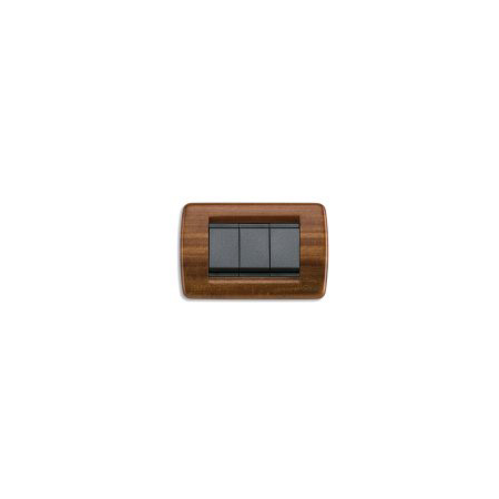 Placa ornament 2 module Rondo Vimar(Idea)wood mahogany