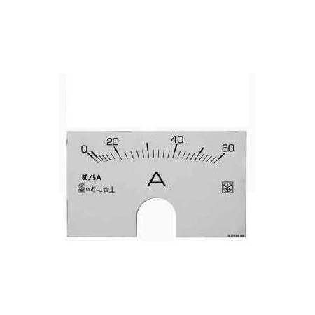Scala 150A pentru ampermetru pe sina Schrack