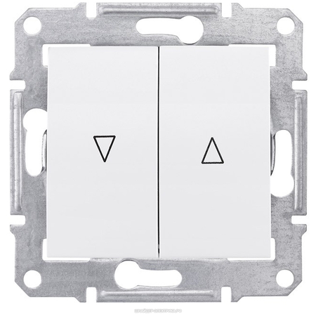 Intrerupator cu revenire cu interblocare mecanica 10 AX SEDNA SCHNEIDER aluminiu