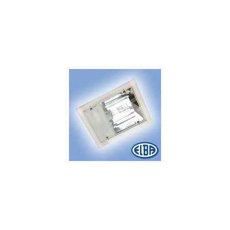 Corpuri de iluminat industriale, 400W halogenura metalica, cu gratar, PREMIUM LUX IP66- montaj Aparent, ELBA