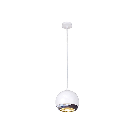 Lampa LIGHT EYE ,alb/crom