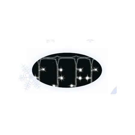 Perdea luminoasa pr33-yw flash: 900 led-uri galbene, cablu alb, 3x3 m