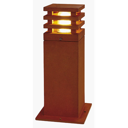 RUSTY 40 patrat,E27,11W,FIER RUGINIT