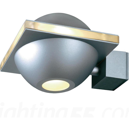 UFO BEAM,G9,40W,gri,decor alb
