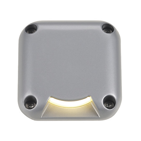 Ornament patrat pentru LED,4 fante lumina,gri