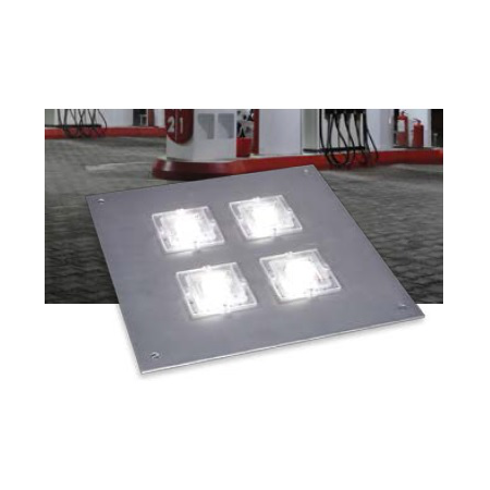 Corp de iluminat cu LED-uri 4M, 140W, incastrat, ELECTROMAGNETICA