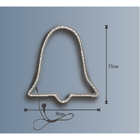 CLOPOTEL TRANSPARENT 35x30cm IP44 230V