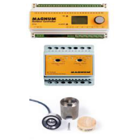 Unitate senzor ETOG-56, temperatura / umed pentru drum de acces + Kit de montare