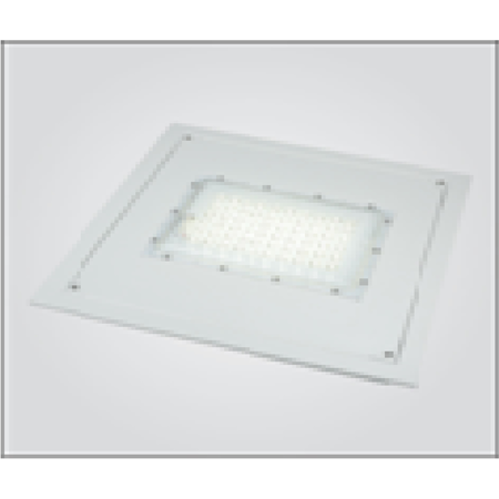 Corp de iluminat cu LED 4M, pentru exterior, 580 x 580 x 61 mm, IP65, 60W, montaj incastrat