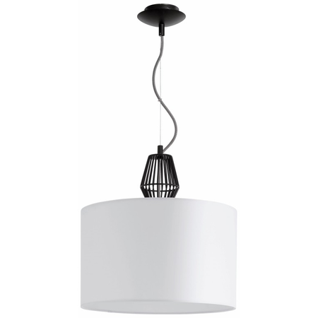 Lampa suspendata valseno,1x60w,cablu negru-alb
