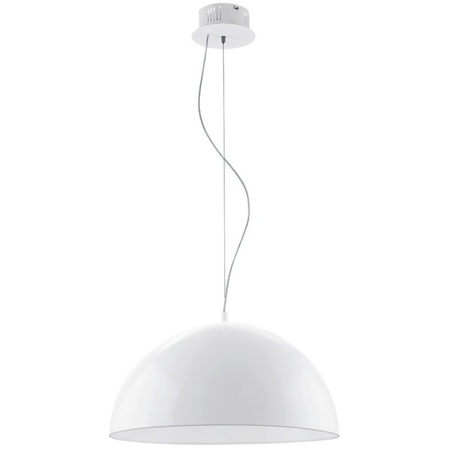 Lampa suspendata gaetano,24w,alb,53 cm