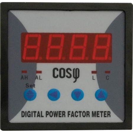 Cosfimetru digital monofazic 72x72