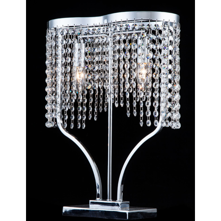 Maytoni Veioza diamant crystal toils 2 becuri,dulie e14,230v,diam. 40cm ,h36cm,nichel