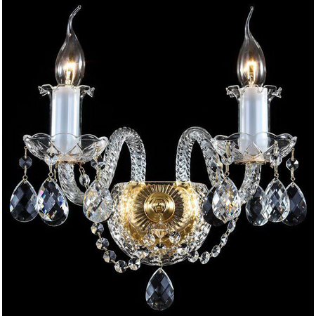 Maytoni Aplica diamant crystal elegia,2 x e14, 230v, d.29cm,h.28 cm,auriu