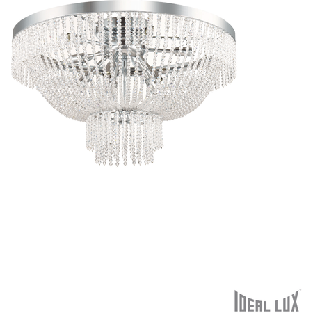 Corp de iluminat cu elemente decorative sub forma de perle din cristal 10x40W