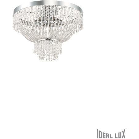 Corp de iluminat cu elemente decorative sub forma de perle din cristal 6x40w