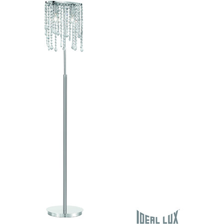 Lampa de podea cu pandantive din cristale de diverse forme 2x40w 
